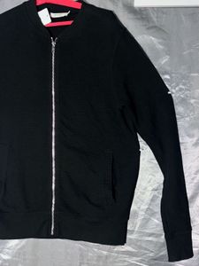 Jack&amp; Jones Black Regular Fit Solid Cardigan