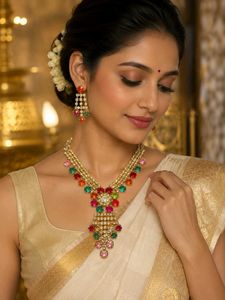 Vibrant Multi-Color Stone Jewelry Set