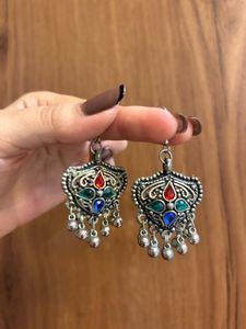 Boho Multicolor Dangle Earrings