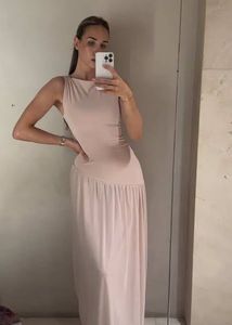 zara dull pink dress