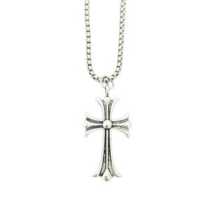 Silver Cross Pendant Necklace