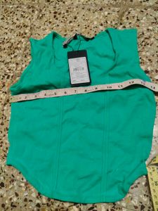 Vibrant Green Sleeveless Top