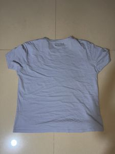 Amiri washed blue t shirt