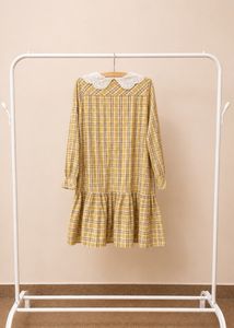 Vintage Plaid Babydoll Dress