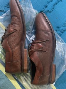 Brown Leather Oxford Shoes