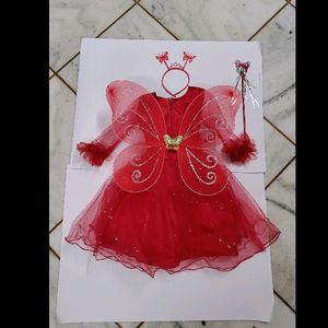 Red Butterfly Fairy Costume