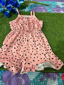 🤍 Cute Polka Dot Romper for Girls