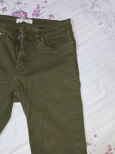 Olive Green Skinny Jeans