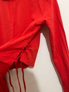 Orange Long Sleeve Top