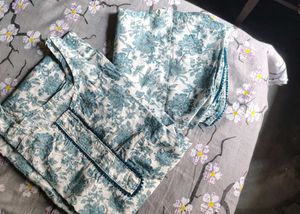 Floral Print Kurta Set
