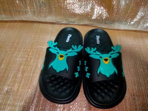 Cute Deer Design Flip Flops size-(6*11)