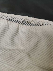 White Striped Briefs