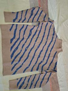 Striped Turtleneck Sweater