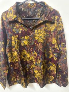 Unisex  Vintage Floral Print Shirt ✨