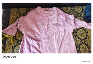 Pink Batwing Sleeve Top