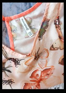 Butterfly Print Top &amp; Shorts