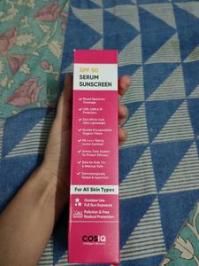 COSIQ Serum SPF 50 Sunscreen