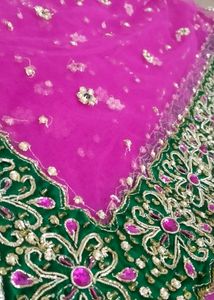 Very Beautiful 😍 Pink Saree....ready to wear