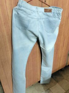 Blue Light Colour Girls Denim Jeans