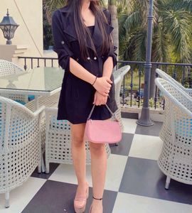 Chic Black Blazer Dress