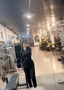 Black Active Wear Top