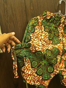 Vibrant African Print Shorts