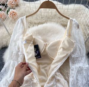 lace mini summer dress
