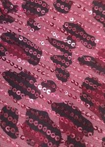 Pink Leopard Print Mini Dress