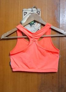 Bright Coral Sports Bra