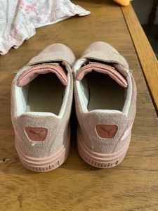 Puma Pink Suede Sneakers