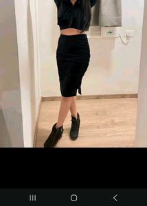 Black Velvet Co-ord Set
