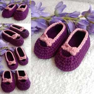 Handmade Baby Booties 3-6 Months