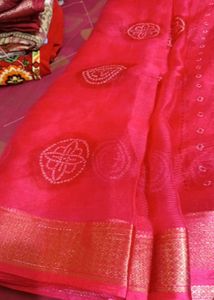 pink saree
