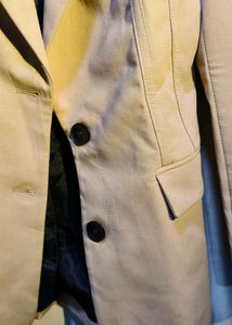 Zara Beige Blazer - Chic &amp; Stylish
