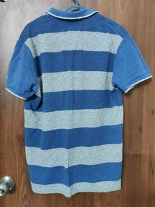Less Used Striped Polo Shirt