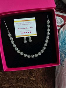 silver neck anti tarnish necklace