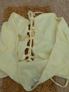 Chic Ruched Corset Style Top