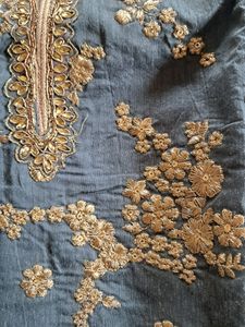 Hand Embroidery Kurti With DUPATTA