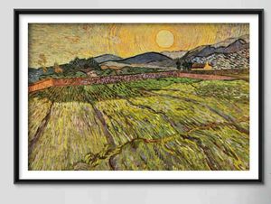 Van Gogh Wheat Field Painting
