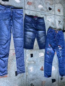 3 Pairs Of Denims For girls
