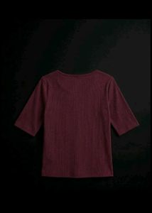 Stylish Maroon Cropped Top
