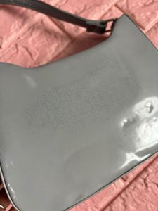 Chic Grey Croc Shoulder Bag