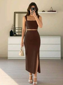 Chic Brown Co-ord Set