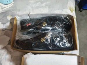 Men's Navy Suede Loafers with Deer Emblem