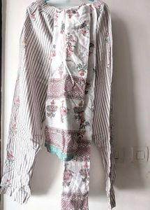 Floral Print Kurta Set