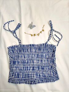 Gingham Crop Top