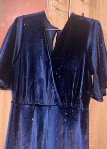 Blue velvet Jump suit