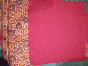 Embroidered Silk Saree