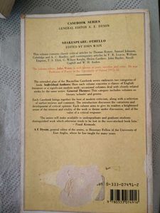 Shakespeare: Othello Critical Essays