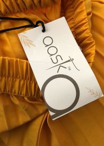 Golden Yellow Pleated Skirt (Women’s)